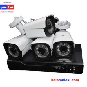 پکیج 4 دوربین مداربسته بولت dvr چهار کاناله
